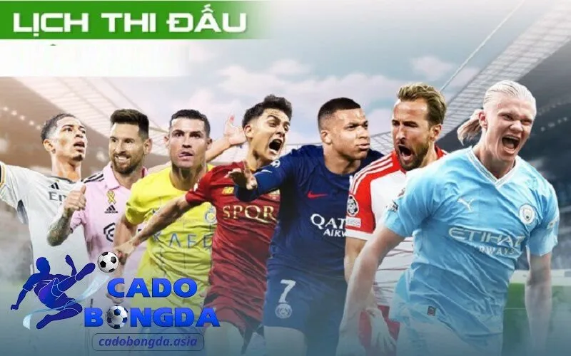 Lịch thi đấu theo từng khu vực